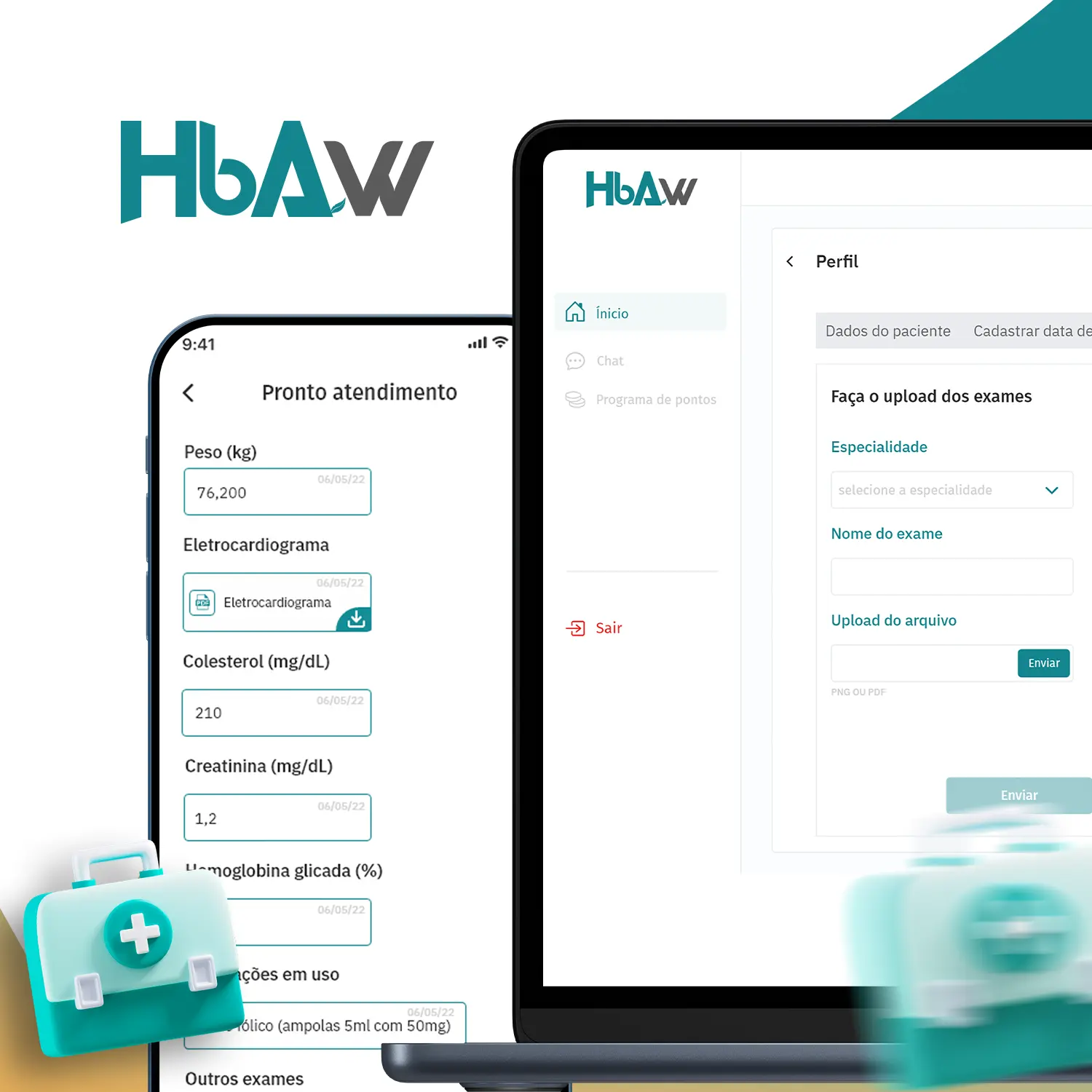 Imagem principal destacando o projeto Hbaw, representando seu design e propósito