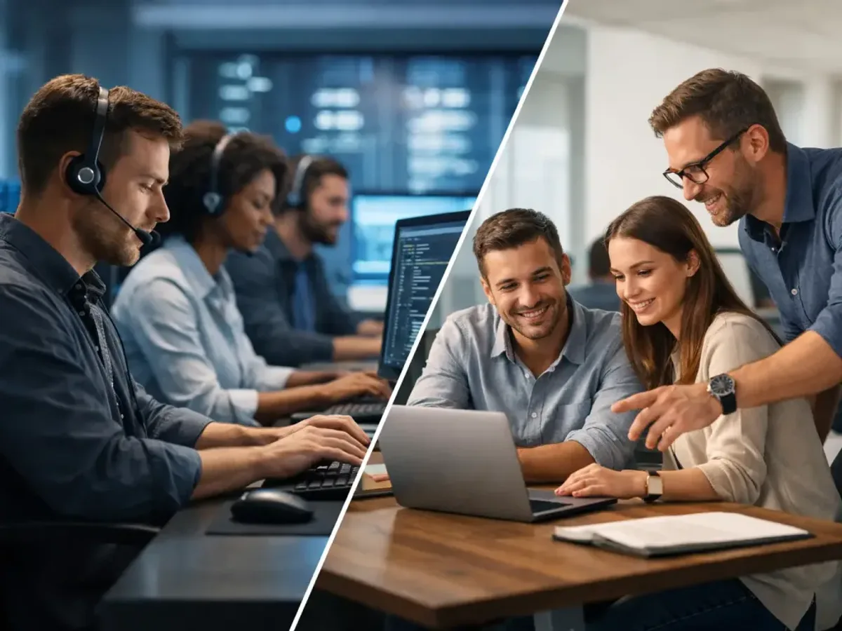 Outsourcing time interno: compare custos, vantagens e riscos